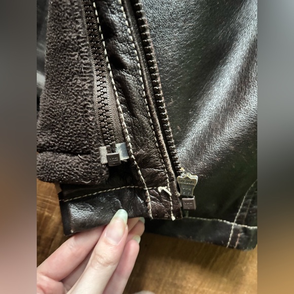 Danier Dark Brown Vintage Leather Jacket - Picture 10 of 16